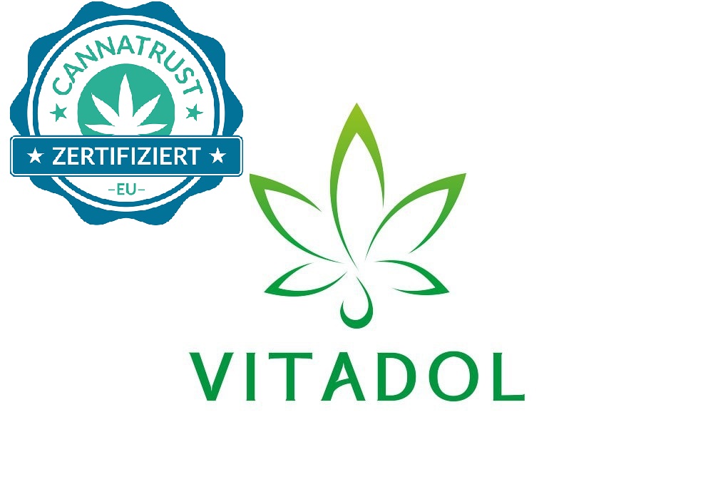Vitadol Produkte mit CannaTrust Guetesiegel