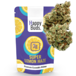 Bewertungen Super Lemon Haze CBD Blüten von HappyBuds